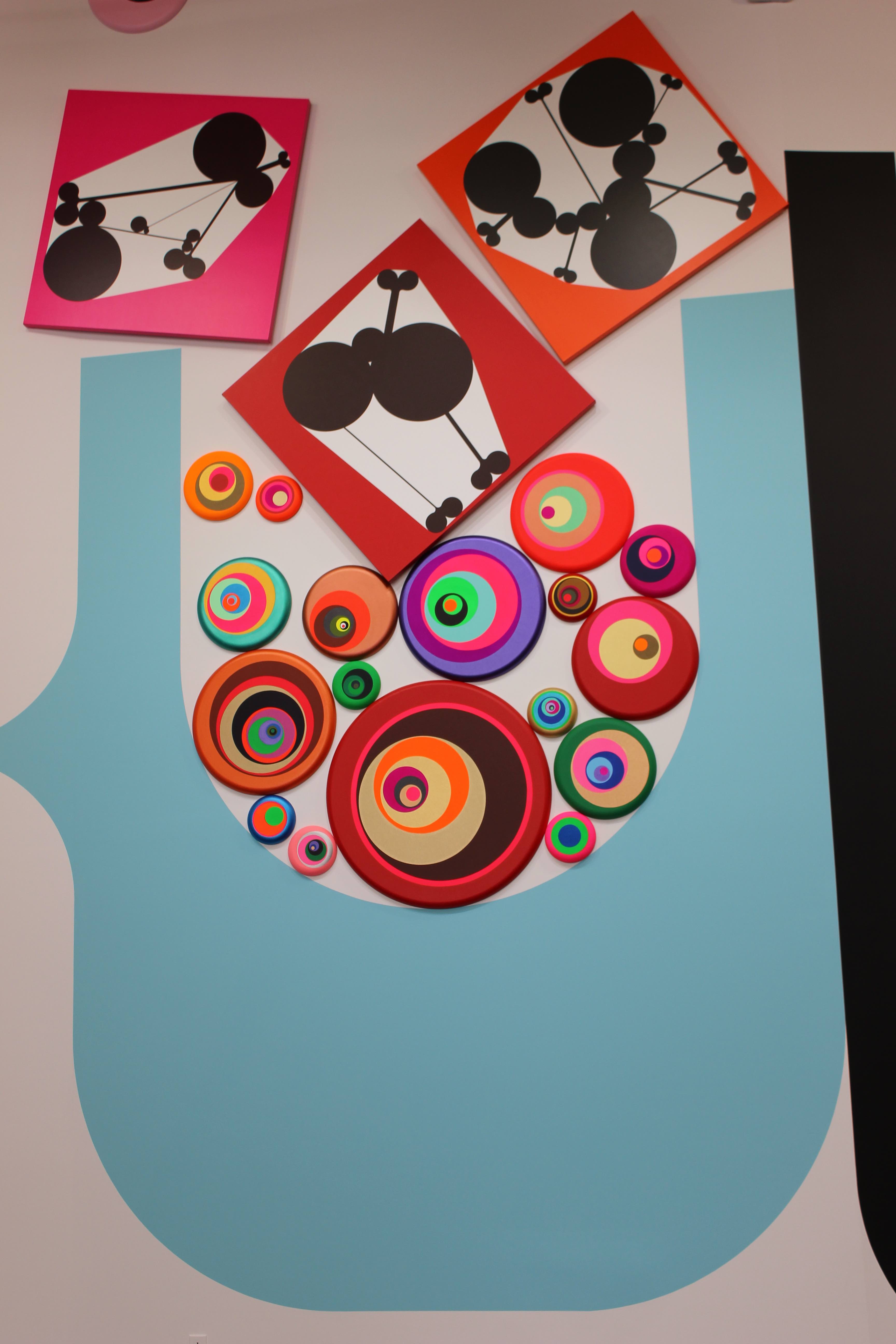 Circle art installation 3